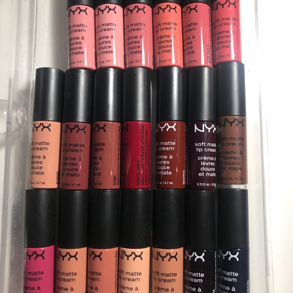 NYX soft matte lip crepe set of 20.